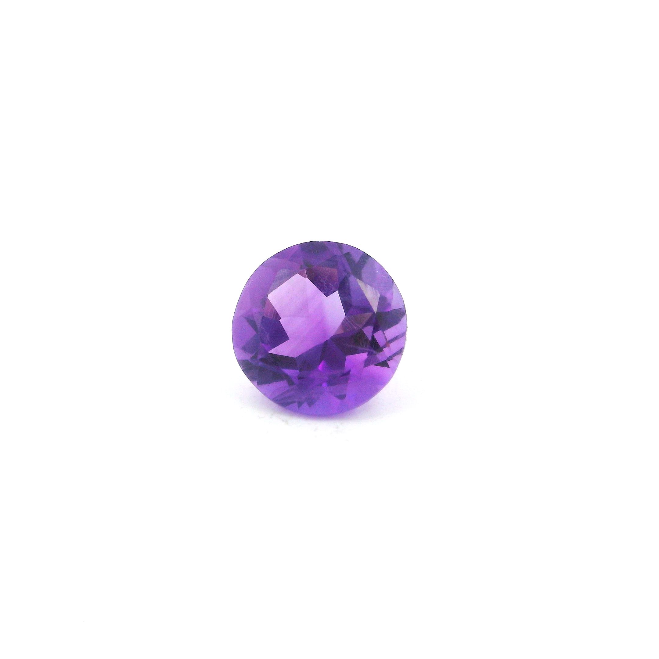 1.14 Carat Round Amethyst
