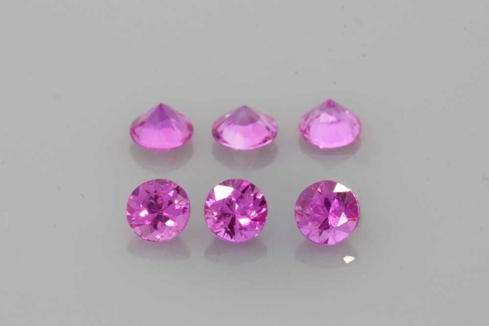 0.12 Carat Round Sapphire