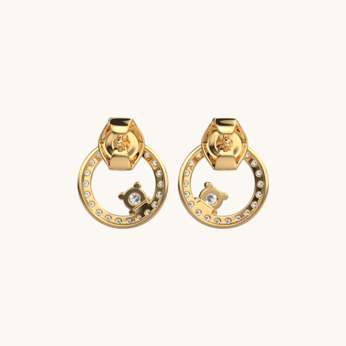 Angular Loop Earrings-3