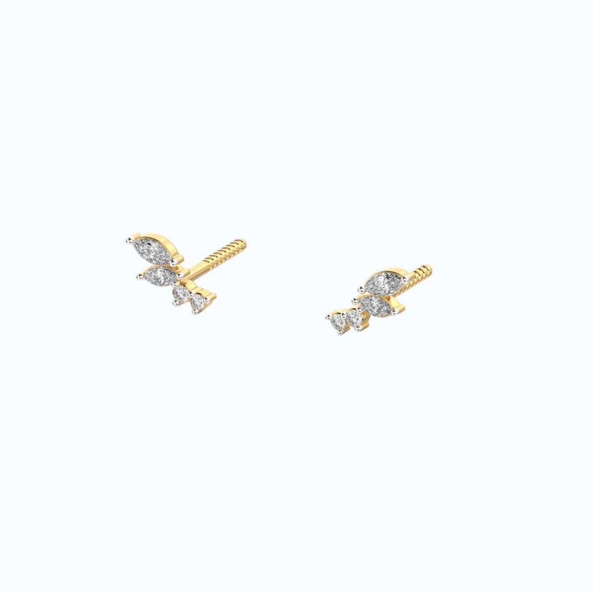 Diana Flair Diamond Ear Studs-1