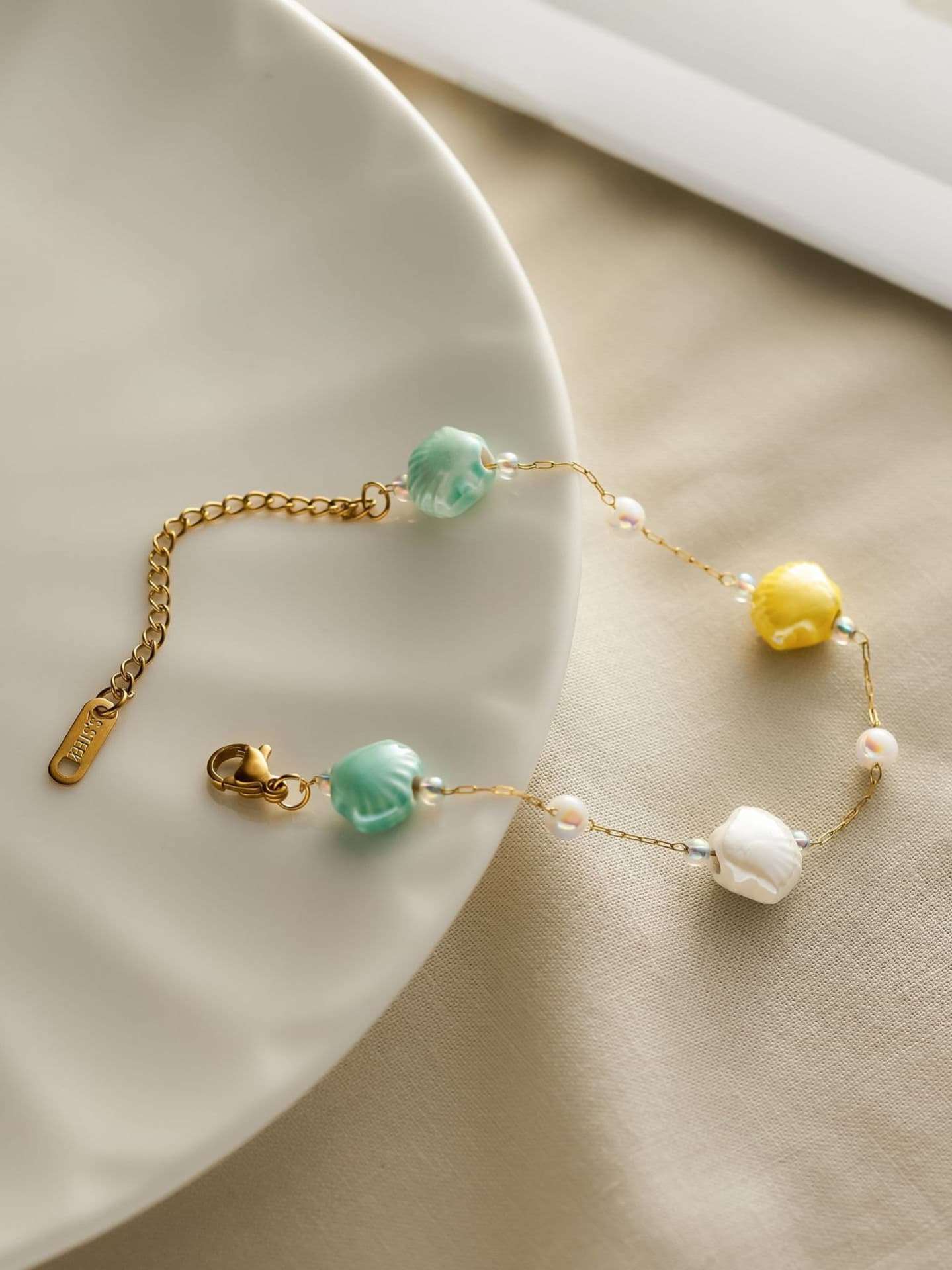 Elyse Stone Link Bracelet-1