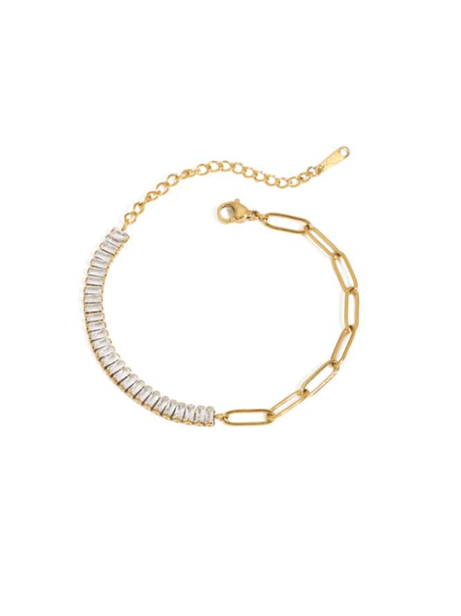 Becker CZ Chain Bracelet-0