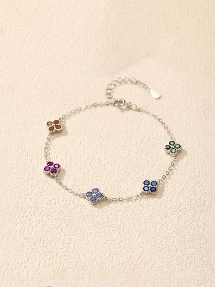 Floral Link Bracelet-0